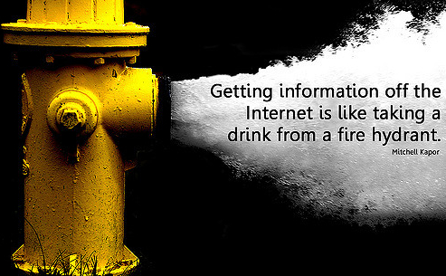 There is too much information available